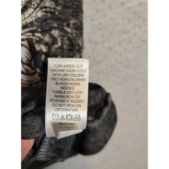 Y2K Style Semi Sheer Burnout Long Tank Top Womens XL Indie Festival By Maurices - Picture 13 of 13